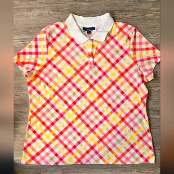 Cottage Core Ladies Polo!  Adorable! - Picture 1 of 5